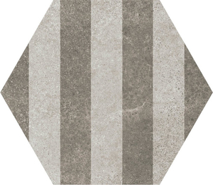 Equipe Hexatile Cement Geo Grey 17,5 x 20 cm - płytka heksagonalna